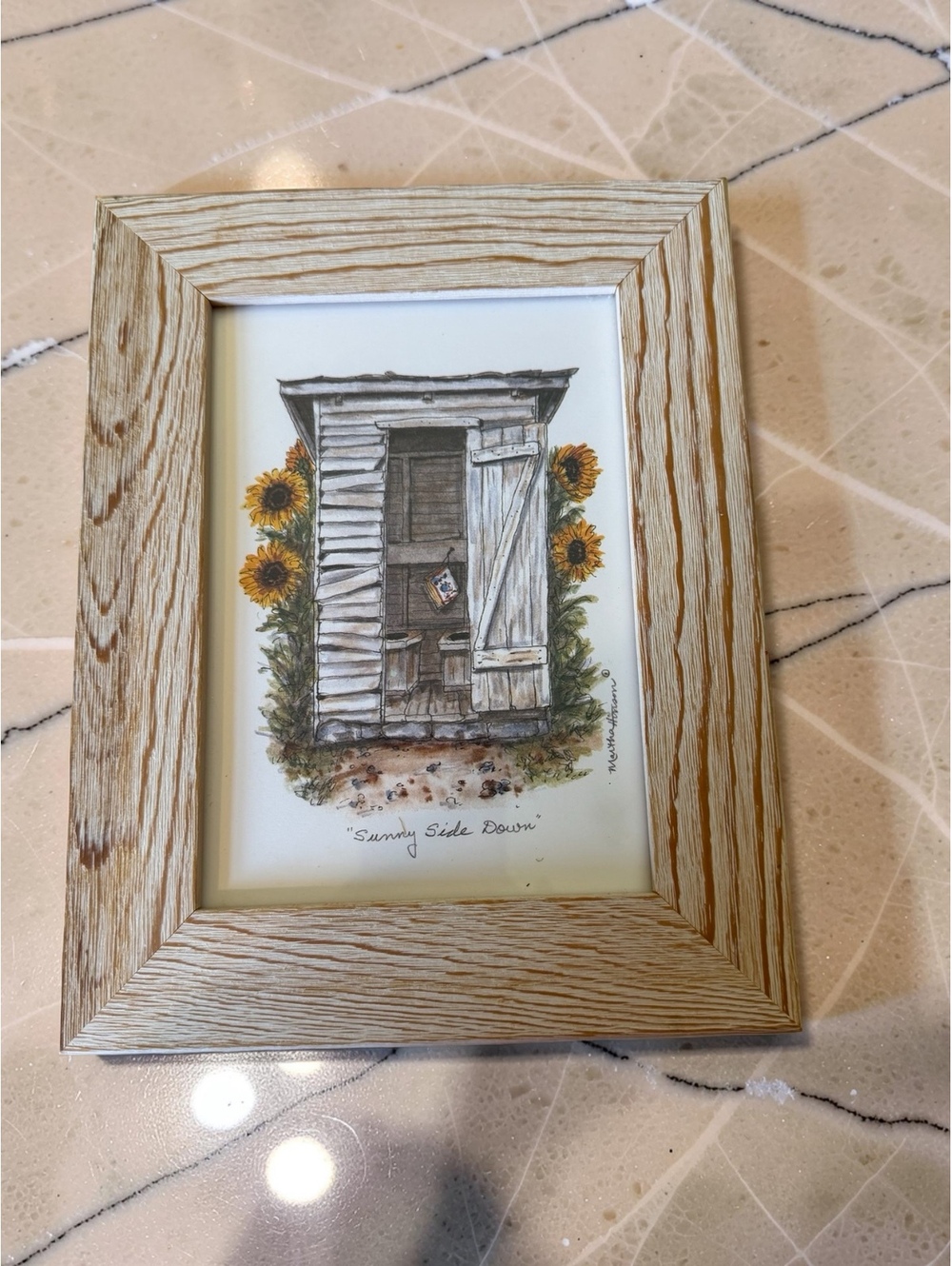 Outhouse Watercolor Print “Sunny Side Down” Artist Signed Americana Decor [COPY]